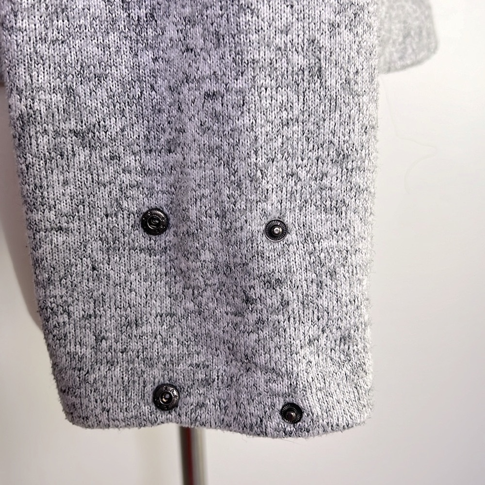 Fabletics Alpine Pullover Cozy Heathered Gray 1/4… - image 6